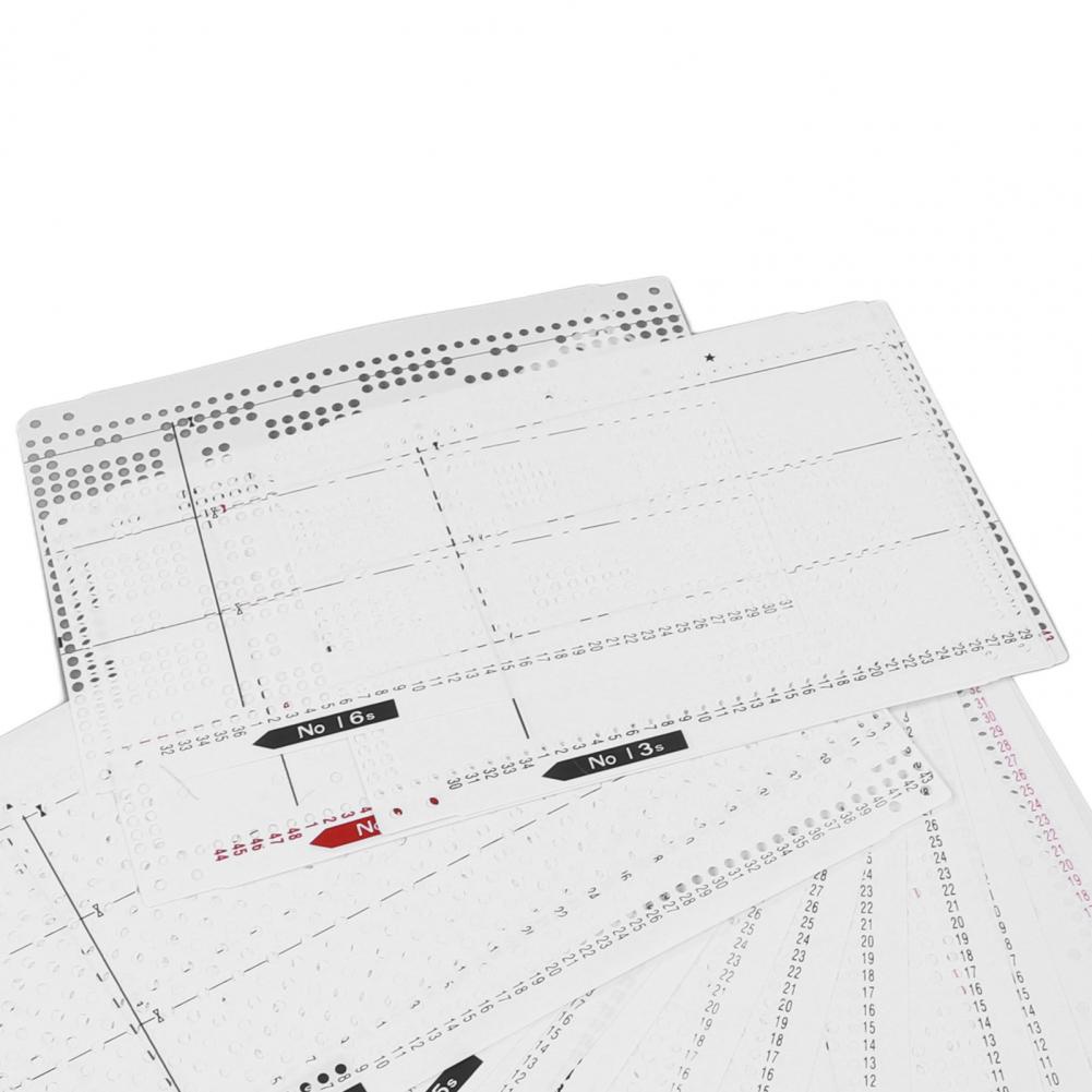 Iuxishop Knitting Machine Flower Punch Card No. 1‑20 Punching Accuracy Soft Durable