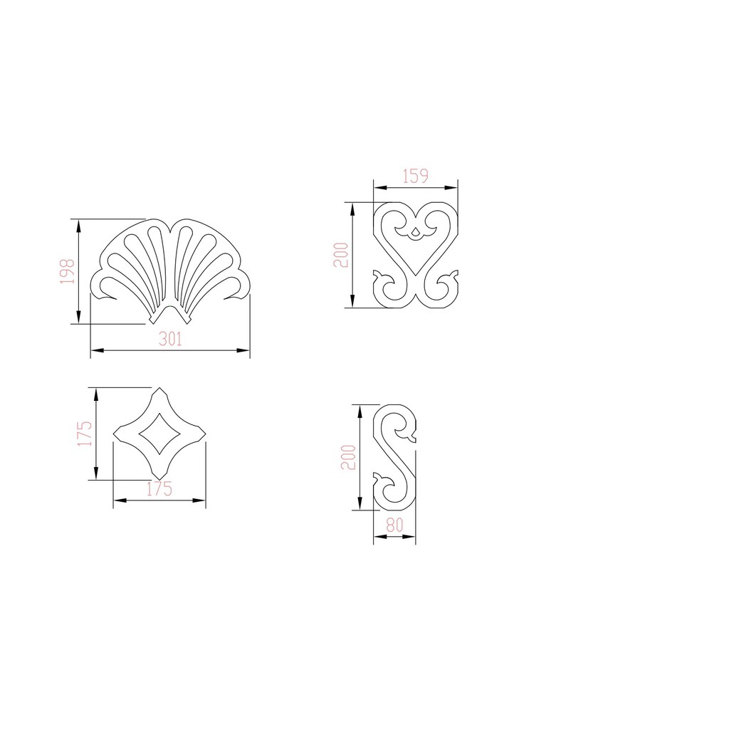 Gia công cắt CNC hoa văn, vách ngăn