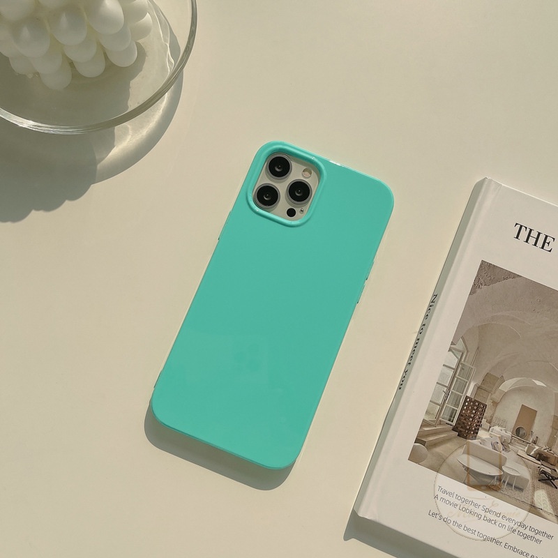 Ốp điện thoại silicon màu dạ quang thích hợp cho Iphone 11 12 Pro Max 7 8 Plus Se 202