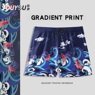 Quần Bơi Boxer Ngắn Plus Size Nhanh Khô Chống Cắn Chuyên Nghiệp Cho Nam