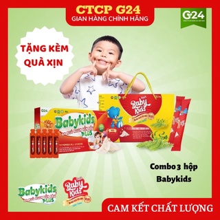 [Combo 3hộp ]Ăn ngủ ngon yến sào Babykids bé ăn ngon, ngủ tốt mau lớn và tăng đề kháng tăng kg G24