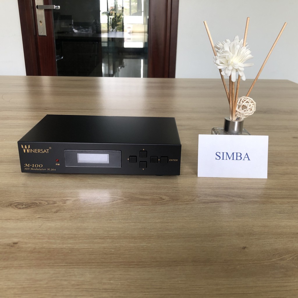 [ĐÀI LOAN] 01 Bộ điều chế tín hiệu truyền hình số HDMI->DVB-T, M100, M-100 - hãng Winersat-Taiwan
