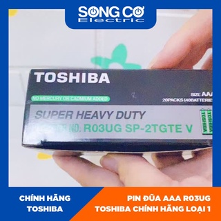 Pin Đũa AAA R03UG TOSHIBA Chính Hãng Loại 1 Dung Lượng Lớn Pin Carbon Không Hại Môi Trường, Không Chảy Nước Khi Để Lâu