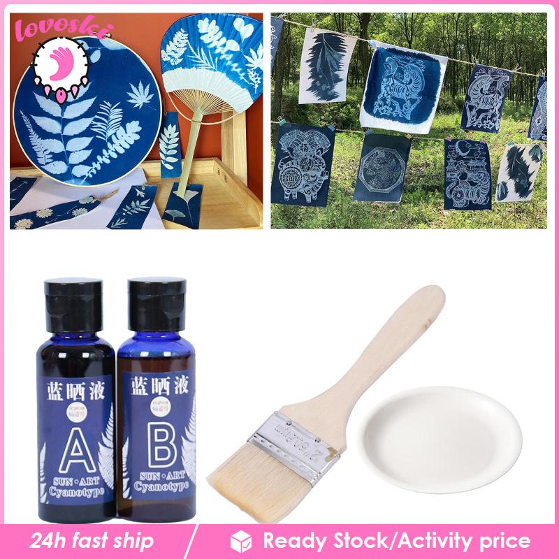 Jacquard Cyanotype Vải Khô In Màu Xanh Dương Dùng Để Làm Đồ Thủ Công - 50ml