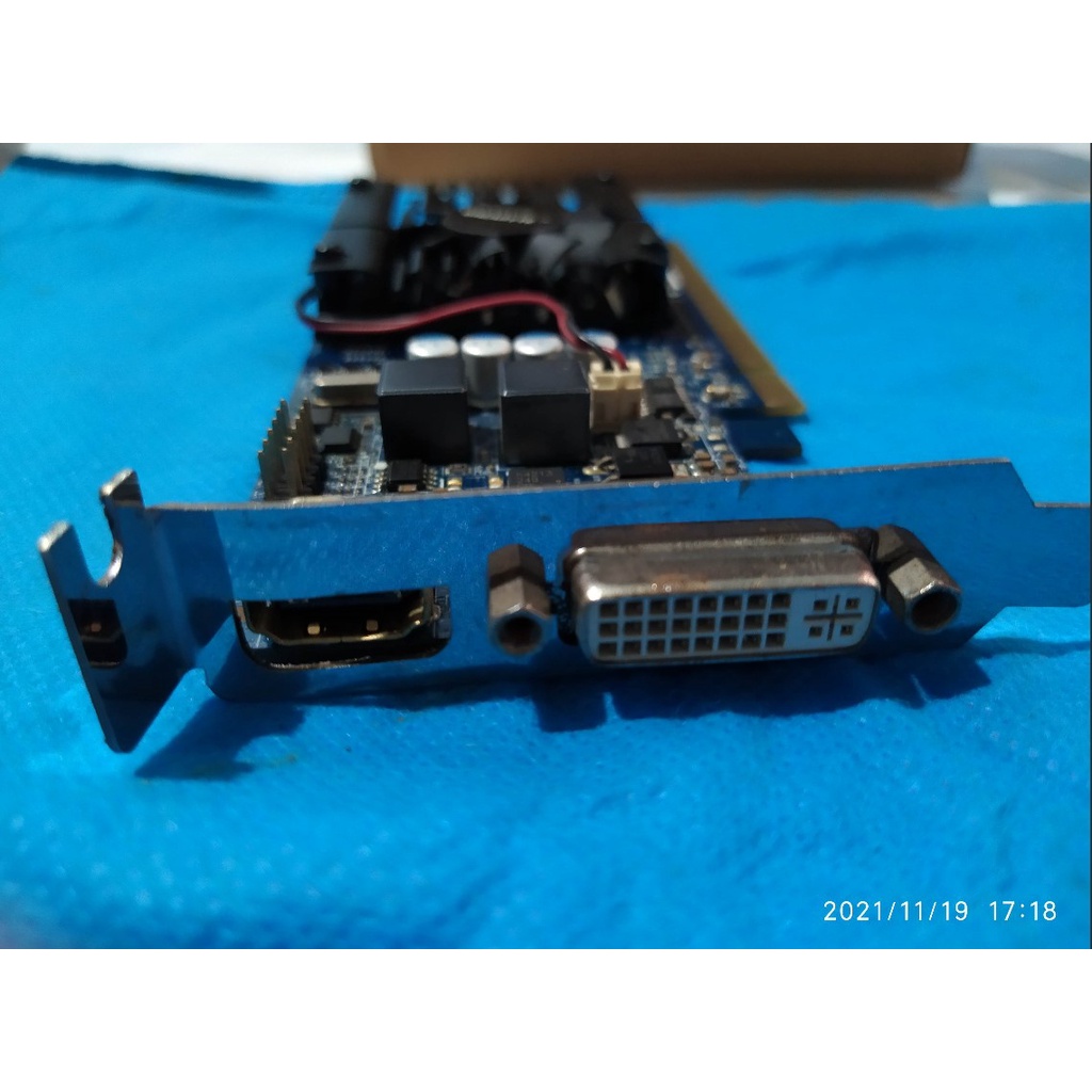 Card VGA bo lùn Gigabyte Nvidia GV-N210D3-1GI (rev. 5.0)  (1) 2 cổng HDMI và DVI