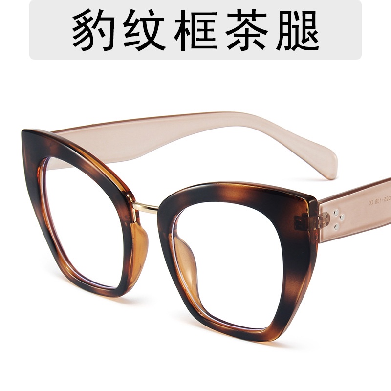 Mắt Kính Gọng Kim Loại Chống Tia Bức Xạ Phong Cách Retro Hàn Quốc Thời Trang