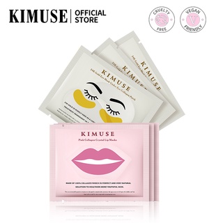 Mặt nạ môi mắt KIMUSE 9g chứa vitamin E và collagen cải thiện quầng thâm thumbnail