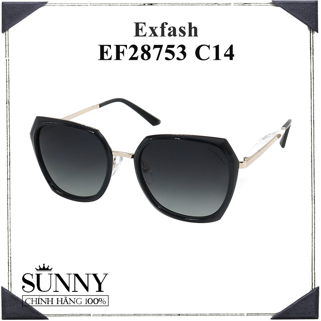 EF28753 - kính mắt nam nữ Exfash chính hãng Korea, kèm tem thẻ chống hàng giả do bộ công an cấp