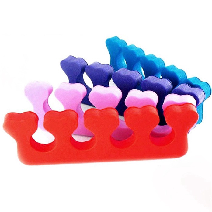 Dụng cụ tách ngón chân và ngón tay  hỗ trợ làm móng lót đệm thoải mái tiện dụng