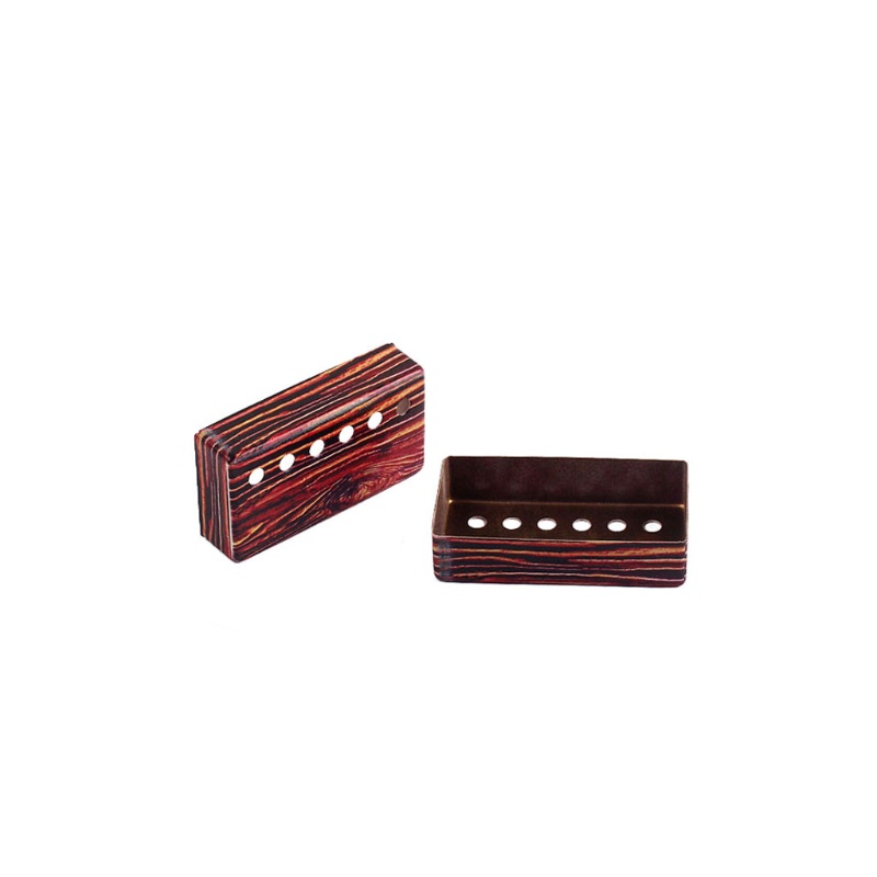Set 2 Vỏ Bọc Pickup Cổ Cầu In Họa Tiết Màu Đỏ 50 / 52mm Cho LP Điện Guit