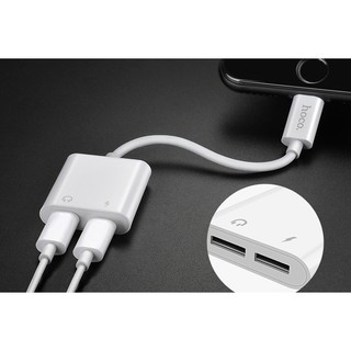 Cáp chia cổng iphone