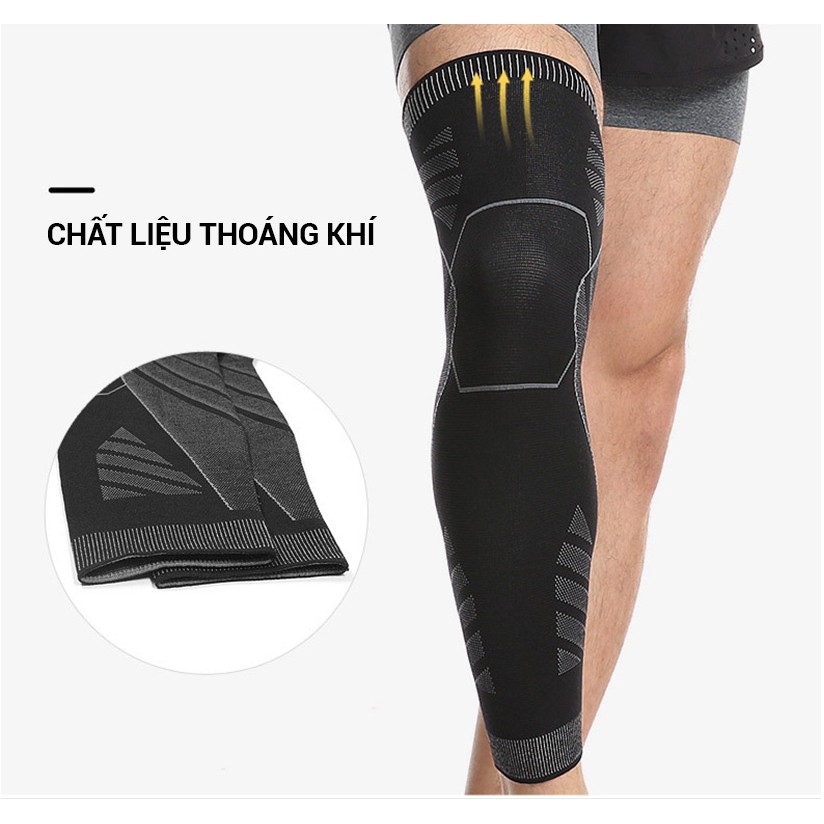 2 CHIẾC ĐAI BÓ ỐNG CHÂN CHỐNG NẮNG, GIỮ ẤM, GIẢM CHẤN THƯƠNG THỂ THAO AOLIKES