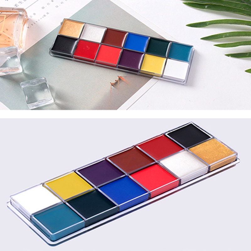 Bảng màu vẽ cơ thể hóa trang Halloween Xh95d 12 màu sắc | BigBuy360 - bigbuy360.vn