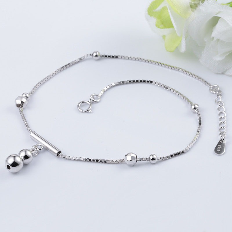 Lắc Chân Bạc Nữ Hình Hồ Lô Cực Xinh LC1545 - Bảo Ngọc Jewelry