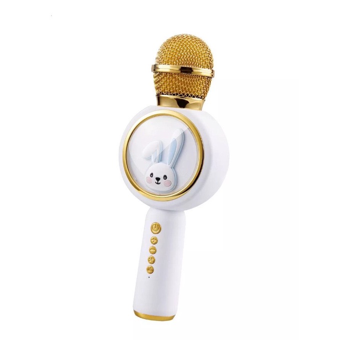 MICRO KARAOKE BLUETOOTH KHÔNG DÂY KÈM LOA X6 HÌNH THỎ ĐÁNG YÊU ÂM THANH HAY TRẦM ẤM HÁT HAY BẮT GIỌNG