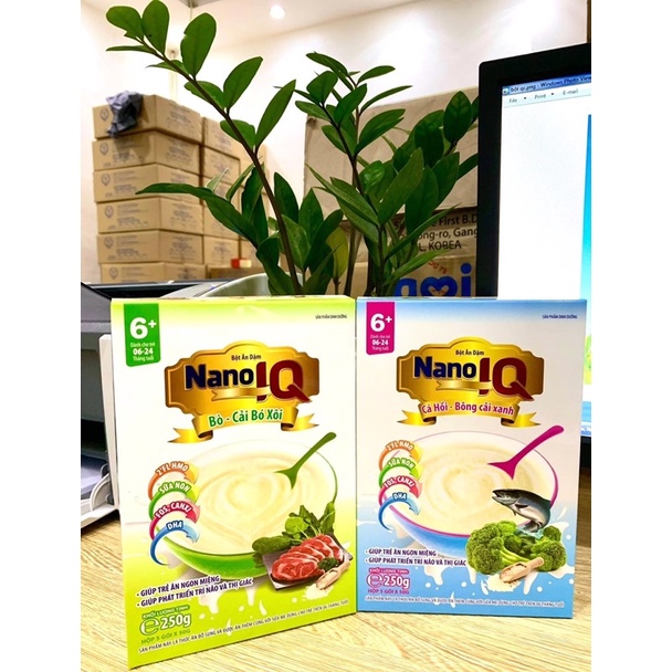 Bột Ăn Dặm Nano IQ Hương Vị Tư Nhiên Giữ Trọn Dinh Dưỡng