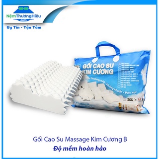 Gối Nằm Cao Su Kim Cương Massage B - Nệm Chính Hãng Bán Lẻ Giá Sỉ