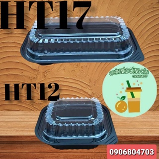 50 hộp đựng thức ăn nhựa dùng một lần, hộp đựng cơm văn phòng an toàn tiện lợi - Quán nào cũng cần