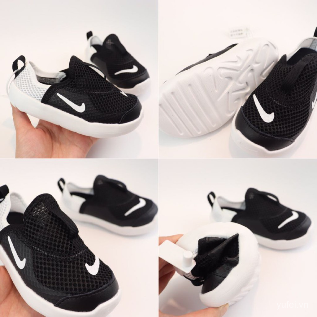 * Sẵn sàng * Nike SWOOSH một chân mùa hè giày trẻ em Giày trẻ em kVue "": ^