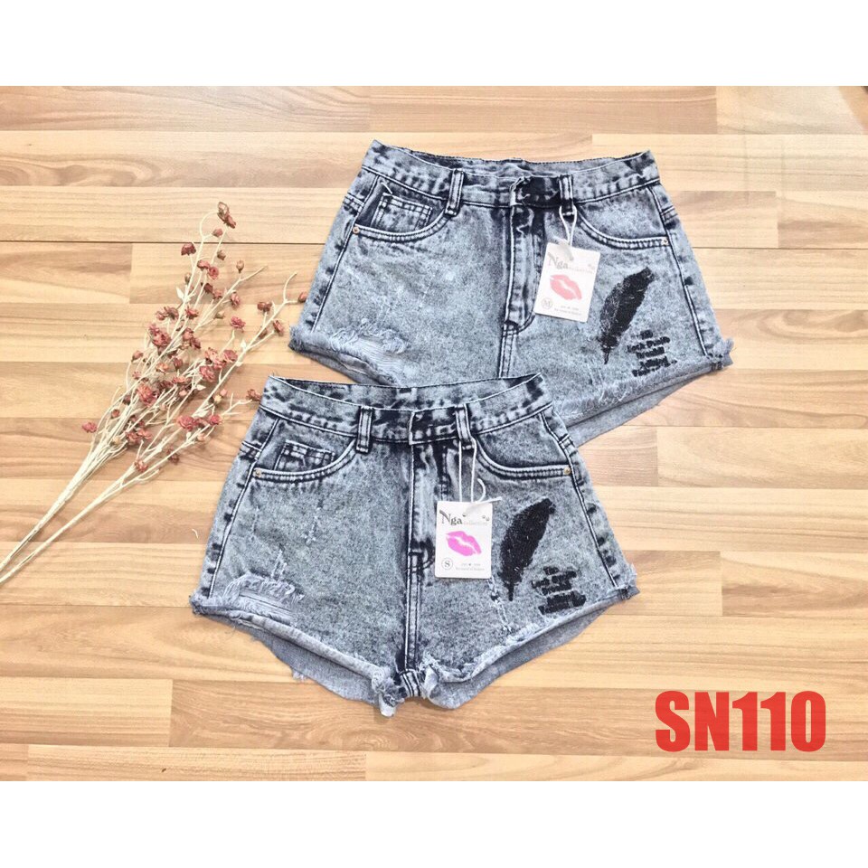 Quần short Jean nữ rách