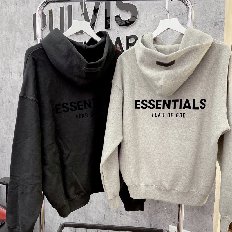 ⚡️ - Áo Hoodie FOG Fear of God ESSENTIALS SS22 Small logo, Áo hoodie FOG cao cấp nỉ bông oversize