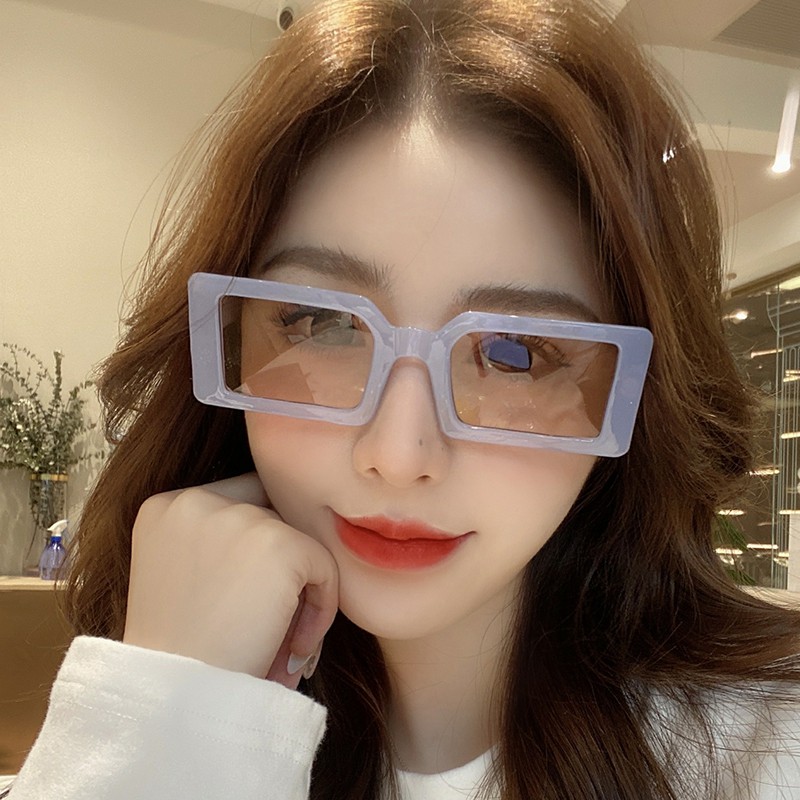 Kính mát gọng hình chữ nhật phong cách hàn quốc thời trang cho nữ