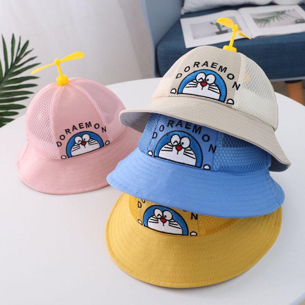 Mũ Bonnet Bằng Vải Cotton Mềm Mại Đính Chuồn Chuồn Dễ Thương Cho Bé