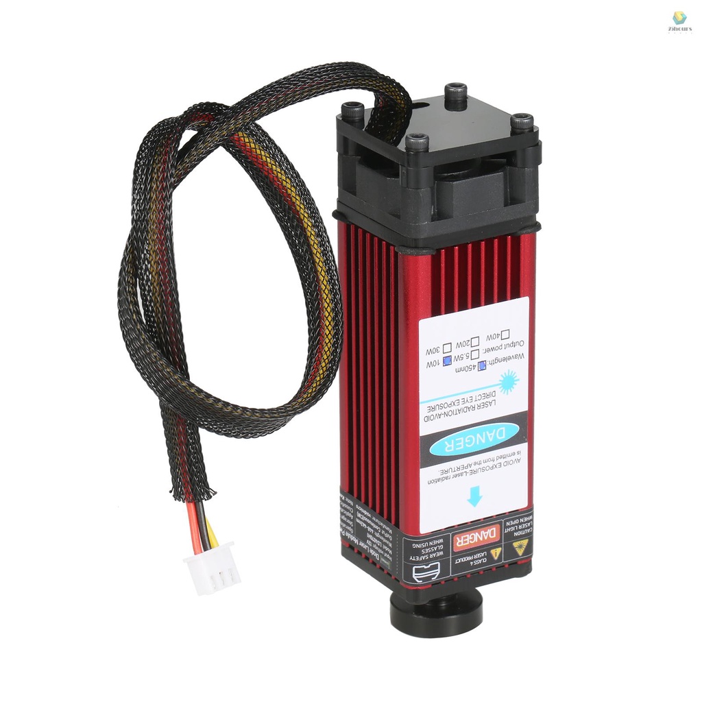 Mô Đun Laser 5.5W 450nm Đầu Laser Có Thể Điều Chỉnh Độ Chính Xác Cao Bằng Nhựa Acrylic / Da / Gỗ Cho Máy Khắc Laser