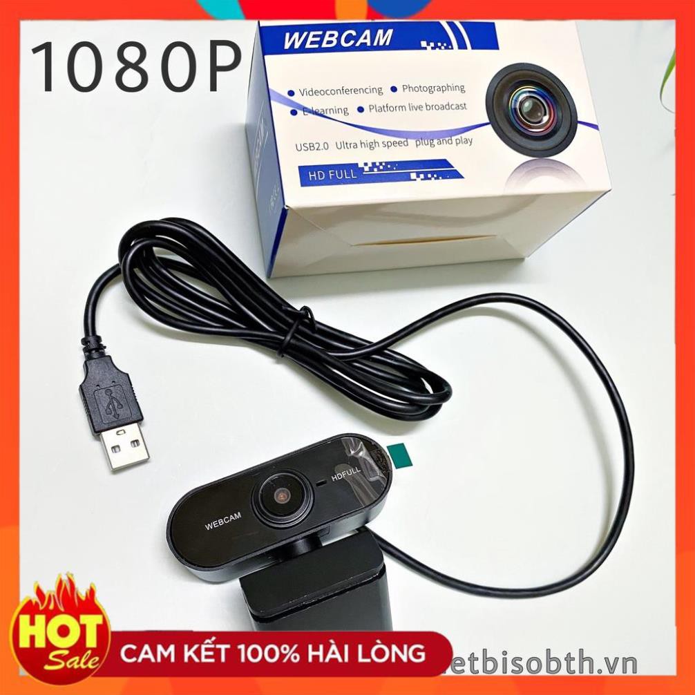 [Hàng Xịn] WEBCAM CÓ MÍC 1080P SẮC NÉT - TÍCH HỢP MIC THU RÕ RÀNG cho việc livestream học tập giảng bài...