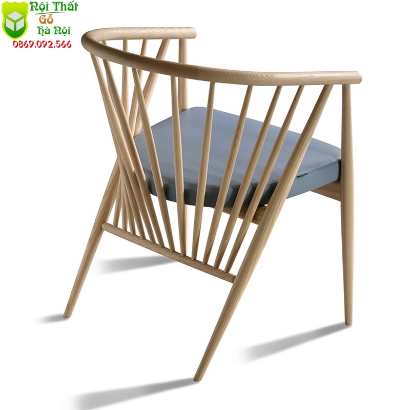 🔴 FREE SHIP 🔴Ghế GENNY 12 Nan, Ghế Cafe 12 nan Song Tiện Tròn 100% Gỗ Tự Nhiên Cao Cấp- Gỗ Hà Nội Furniture