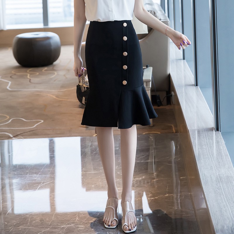 Chân Váy Đuôi Cá Lưng Cao Thời Trang Công Sở 2020 | BigBuy360 - bigbuy360.vn