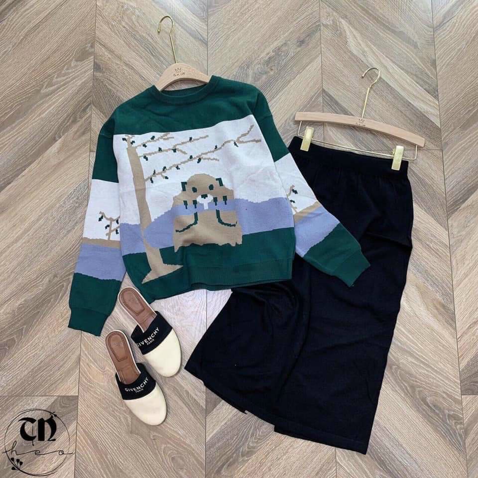 {FREE SHIP} ĐẦM LEN 3 MÀU BIGSIZE 50-85kg (Tuỳ số đo) (Có video) | BigBuy360 - bigbuy360.vn