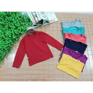 Set 5 áo dài tay cotton 4 chiều size 10-20kg