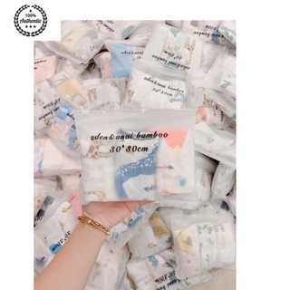 CH Sét 3 khăn sữa sợi tre Muslin tree