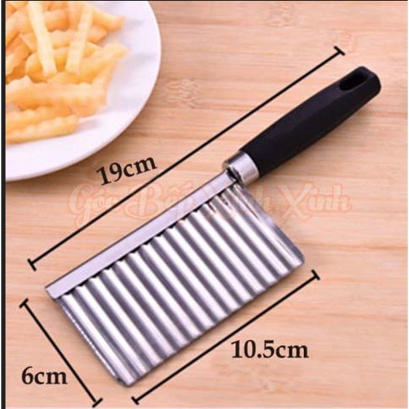 Dao cắt thái rau, củ , quả gợn sóng giá rẻ freeship có video kèm ảnh thật