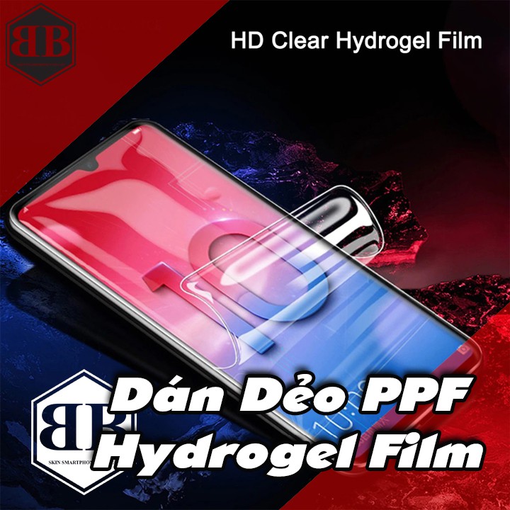 Dán dẻo hydrogel film PPF điện thoại LG V50 THINQ 5G mặt trước mặt sau không viền
