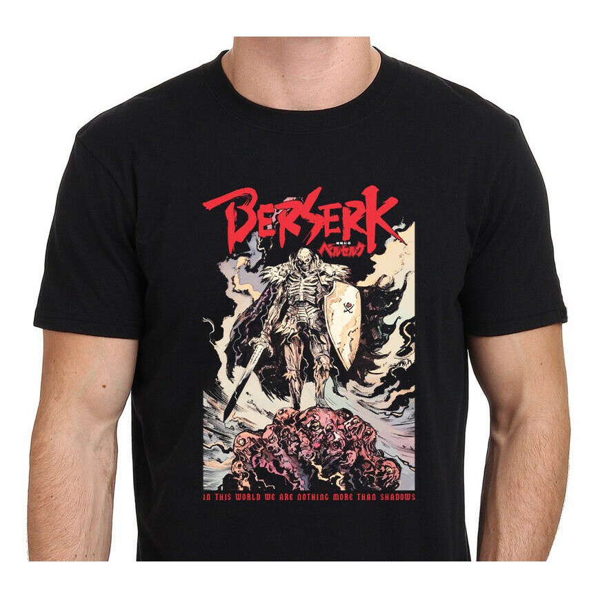 Áo Thun Nam Màu Đen In Hình Game Berserk Gutkull WQER28417
