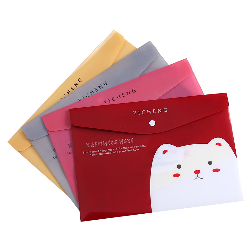 1 Túi Đựng Tài Liệu A4 Bằng Nhựa Pp Trong Suốt