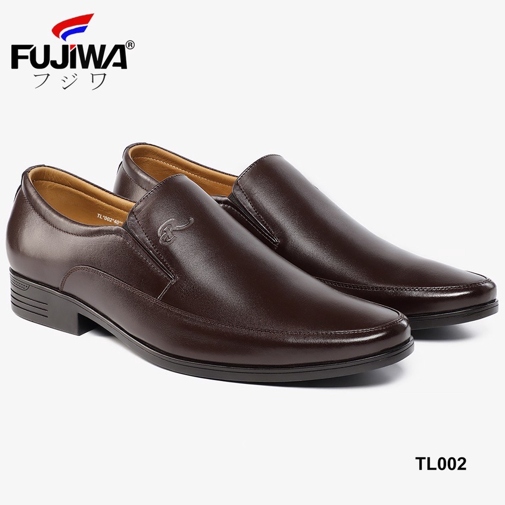 Giày Da Bò Nguyên Miếng FUJIWA - TL002. Đế Cao Su Khâu. Được Đóng Thủ Công (Handmade). Có Size:  38, 39, 40, 41, 42, 43