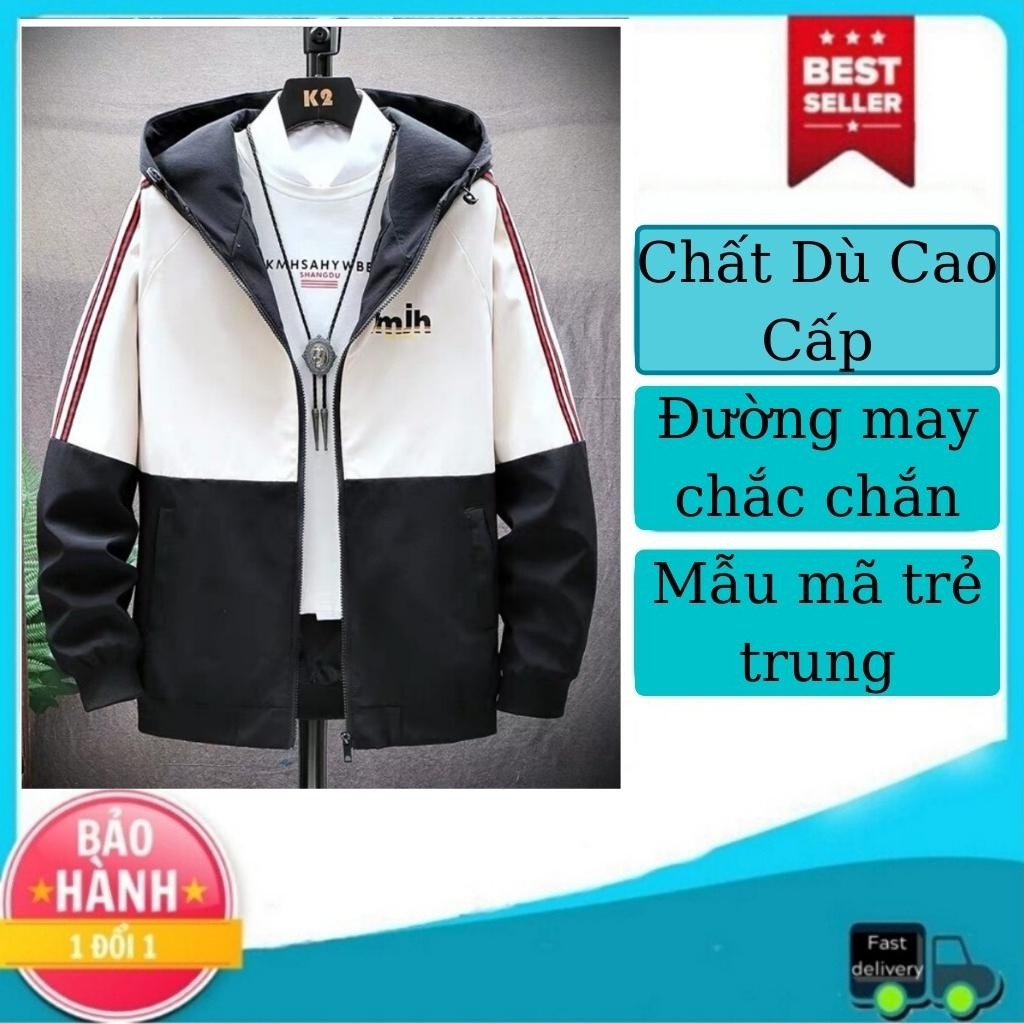 Áo Khoác Nam - Áo Khoác Dù JMJH Họa Tiết Cá Tính Phong Cách Trẻ Trung | BigBuy360 - bigbuy360.vn
