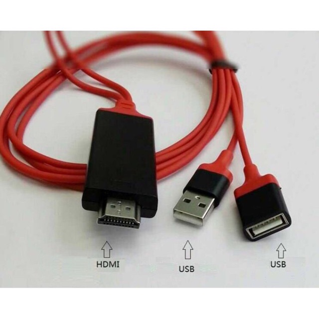 CÁP HDMI ĐA NĂNG CHUYỂN TỪ ĐIỆN THOẠI RA TIVI HỖ TRỢ CẢ 3 CHÂN CẮM LIGHTNING / MICRO / TYPE C