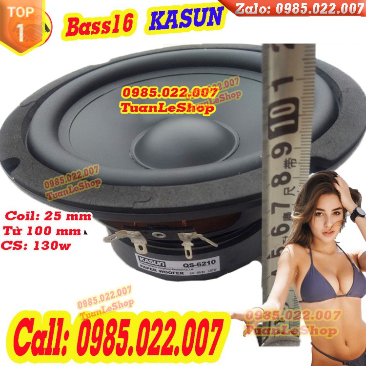 BASS 16 KASUN HỒNG KÔNG CAO CẤP - LOA BASS RỜI - GIÁ 1 LOA