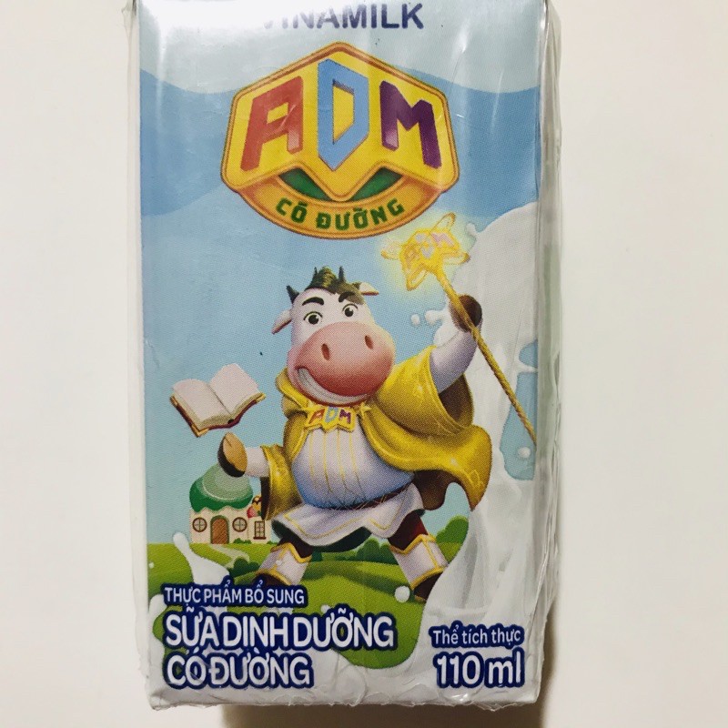 Vỉ sữa ADM Gold có đường 110ml