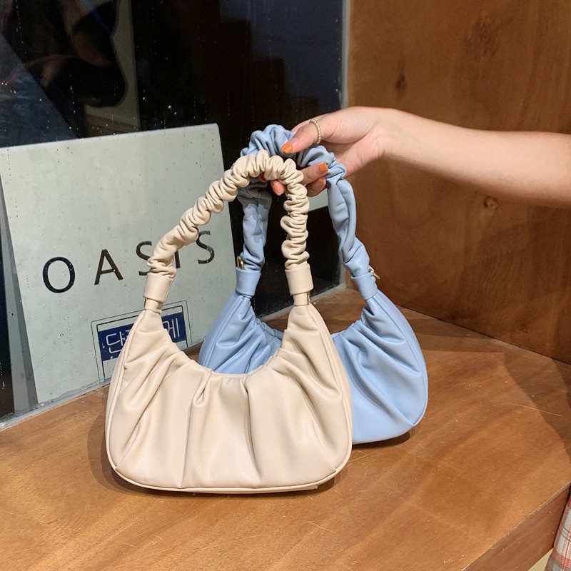 Túi Xách Đeo Vai Kiểu Xếp Ly Thời Trang Cá Tính Cho Nữ