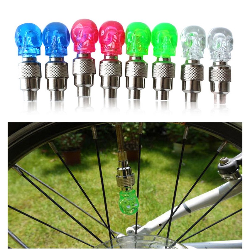 1 Đèn Led Gắn Van Bánh Xe Đạp / Xe Máy / Xe Hơi | BigBuy360 - bigbuy360.vn