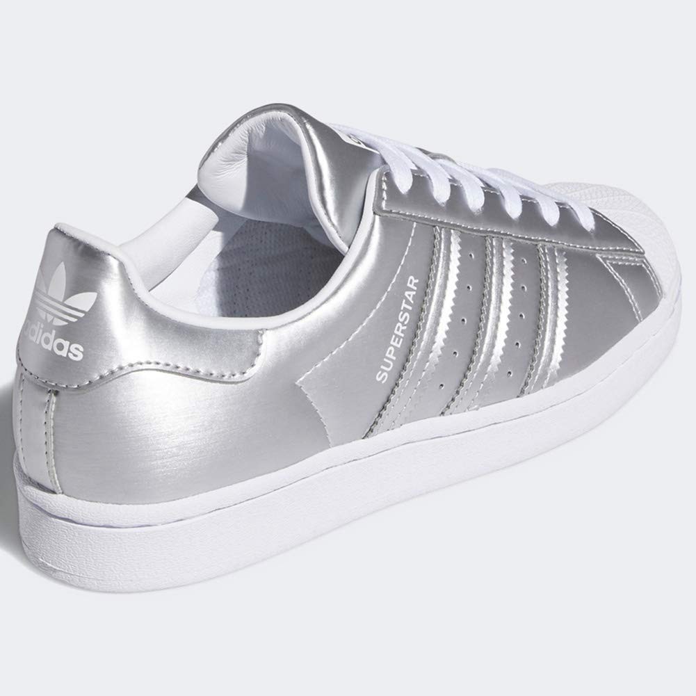 adidas Superstar Metallic Silver- FY1155- Size 39 1/3