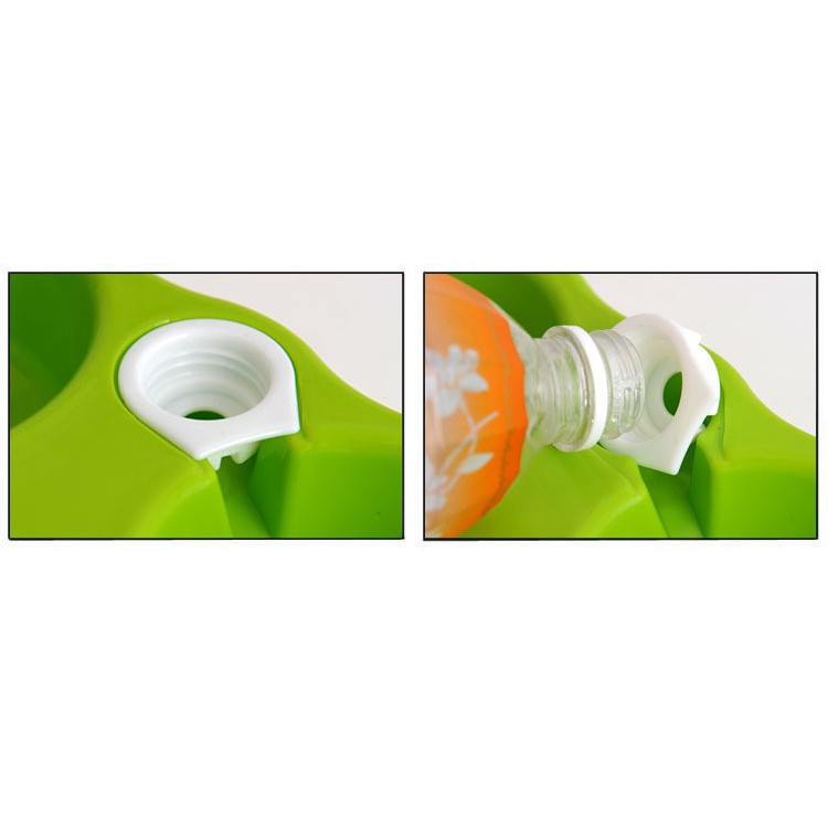 CHÉN ĂN ĐÔI GẮN BÌNH NƯỚC TỰ ĐỘNG CHO CHÓ MÈO - Pet shop Uytinpro
