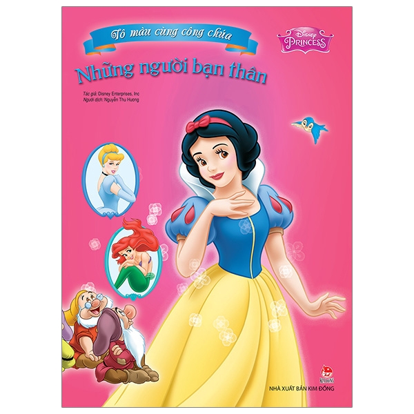 Sách - Tô Màu Cùng Công Chúa: Những Người Bạn Thân