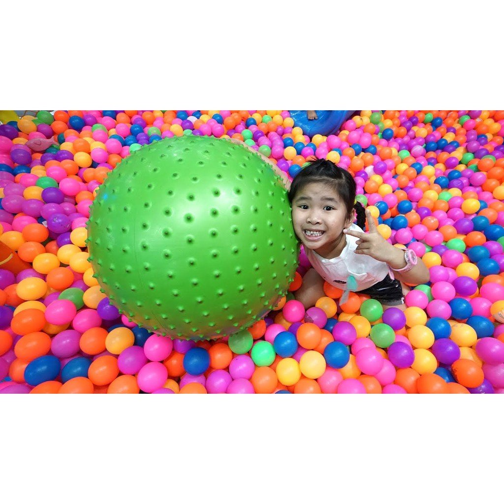 Bóng Nhựa 7 màu Sắc cho bé yêu 5cm 1 quả 1k