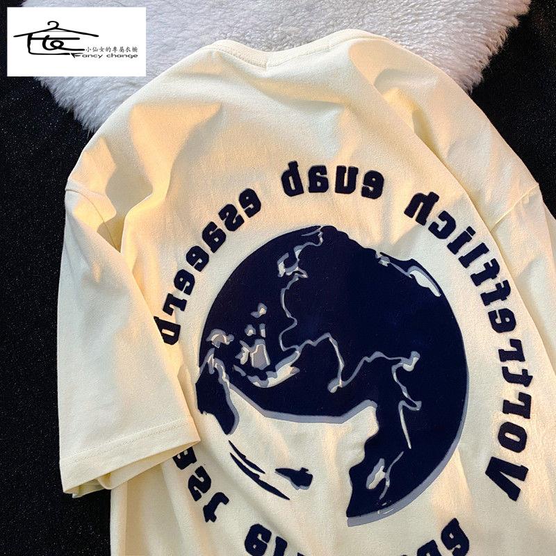 Áo Thun Tay Ngắn Dáng Rộng Thời Trang Mùa Hè Phong Cách Mới 2022 Cho Nữ